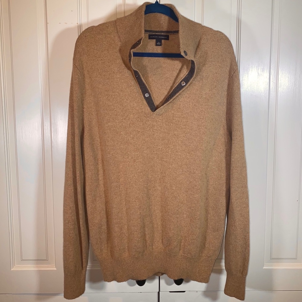 Pullover wool alpaca sweater